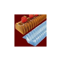 Moule à bûche annelé en PVC (x 12)-Cerf Dellier
