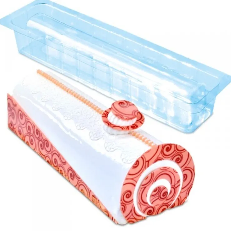 Moule à bûche demi rond (x 6)-Cerf Dellier Sale