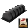 Moule à bûche lisse silicone 30 cm-Cerf Dellier Online
