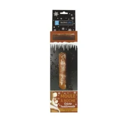 Moule à bûche PVC décor "bûche traditionnelle"-Cerf Dellier Outlet