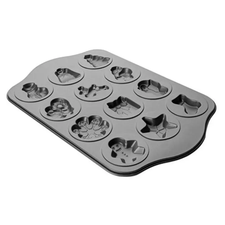 Moule à biscuits de Noël assortis anti-adhérent-Cerf Dellier Hot