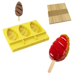 Moule à esquimaux silicone Malibu + 50 bâtons-Cerf Dellier Sale