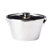 Moule à flan avec couvercle inox Ø 16 cm-Cerf Dellier Best