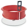 Moule à manqué démontable rond silicone base en verre 22,5 cm-Cerf Dellier New