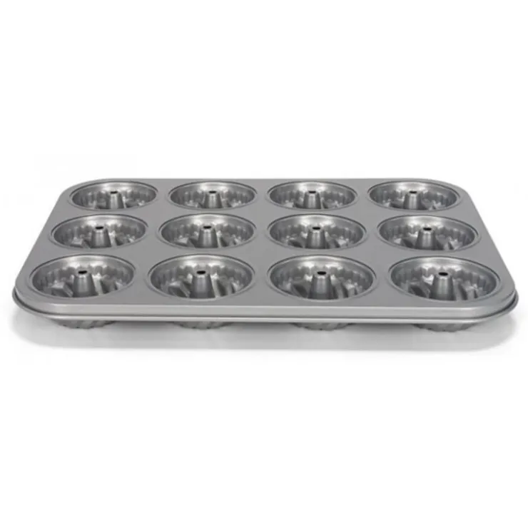 Moule 12 mini kouglofs antiadhésif-Cerf Dellier Outlet