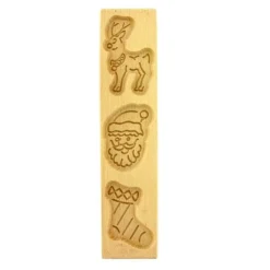 Moule à spéculoos en bois Noël-Cerf Dellier Hot
