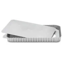 Moule à tarte rectangulaire antiadhésif avec fond amovible-Cerf Dellier Online