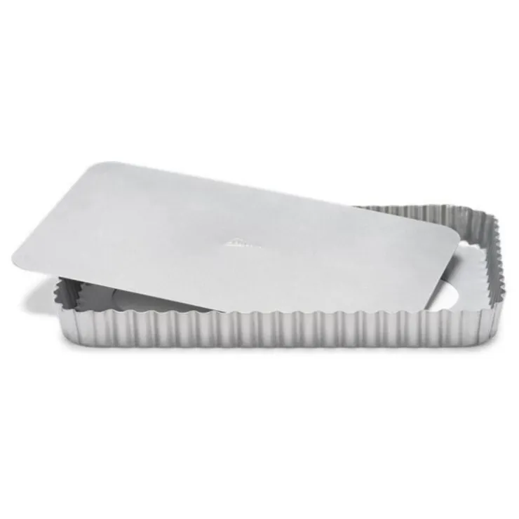 Moule à tarte rectangulaire antiadhésif avec fond amovible-Cerf Dellier Online