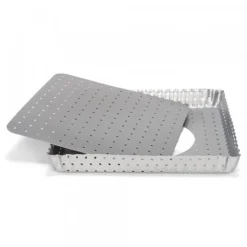 Moule à tarte rectangulaire antiadhésif perforé avec fond amovible-Cerf Dellier Sale