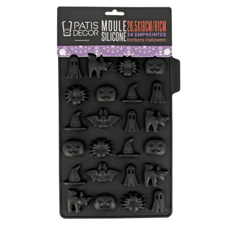 Moule bonbons Halloween en silicone-Cerf Dellier