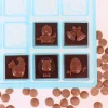 Moule carrés chocolat napolitains Pâques-Cerf Dellier Clearance