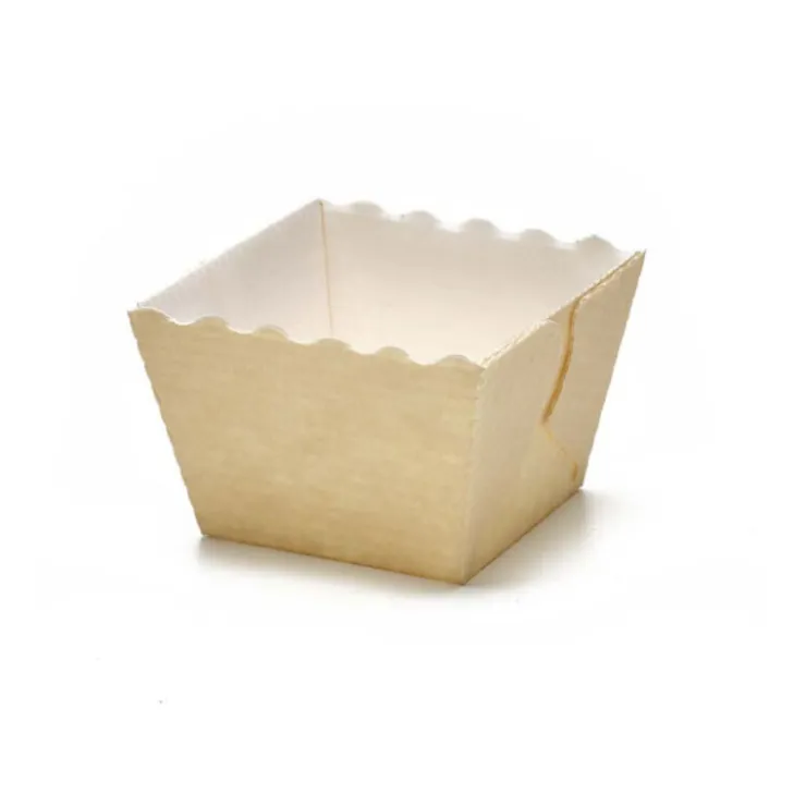 Moule carton Easy Bake carré 4,5 cm (x80)-Cerf Dellier New