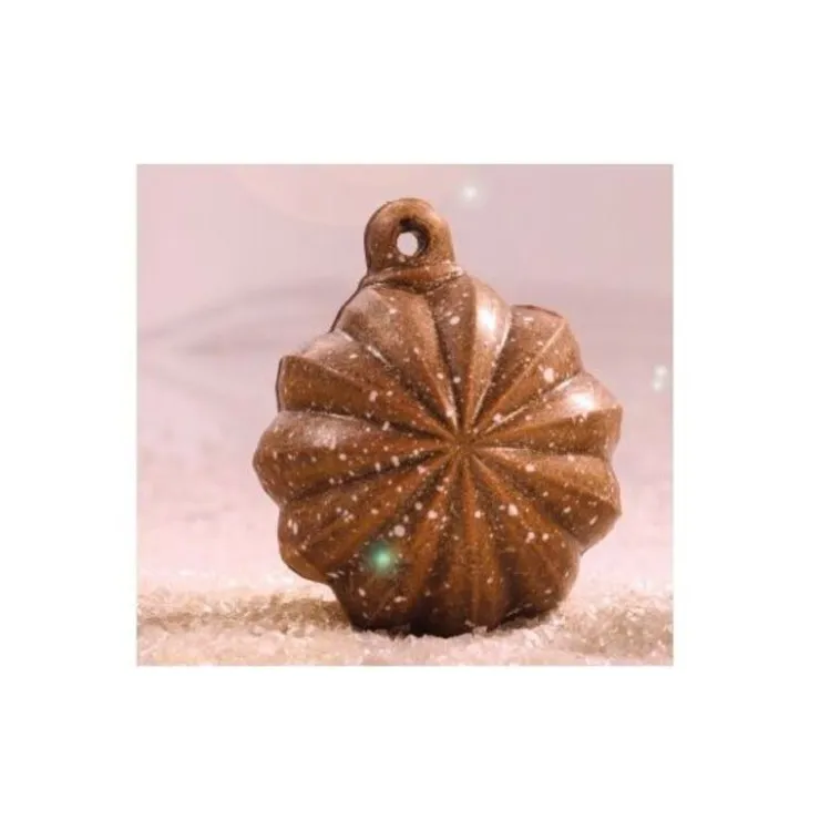 Moule chocolat 6 Boules de Noël étoiles-Cerf Dellier Clearance