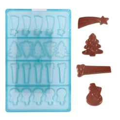 Moule chocolat 20 décors de Noël-Cerf Dellier Online