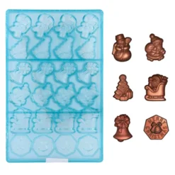 Moule chocolat 24 fritures de Noël-Cerf Dellier Online