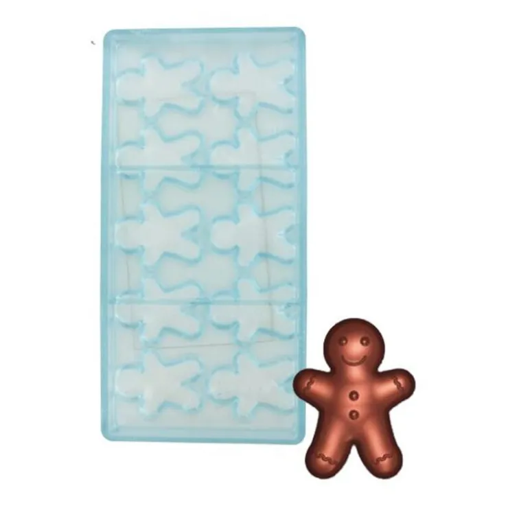 Moule chocolat Bonhomme pain d'épices-Cerf Dellier Discount