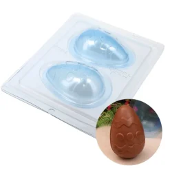 Moule chocolat en 3 parties œuf 3D à motif-Cerf Dellier New