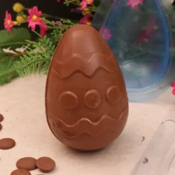 Moule chocolat en 3 parties œuf 3D à motif-Cerf Dellier New