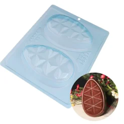 Moule chocolat en 3 parties oeufs origami-Cerf Dellier Outlet