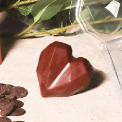 Moule chocolat en 3 parties coeurs origami-Cerf Dellier Hot