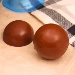 Moule chocolat en 3 parties 5 demi sphères-Cerf Dellier Outlet