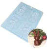 Moule chocolat en 3 parties Petits lapins-Cerf Dellier Discount