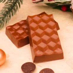 Moule chocolat en 3 parties 4 mini tablettes 3D-Cerf Dellier Sale