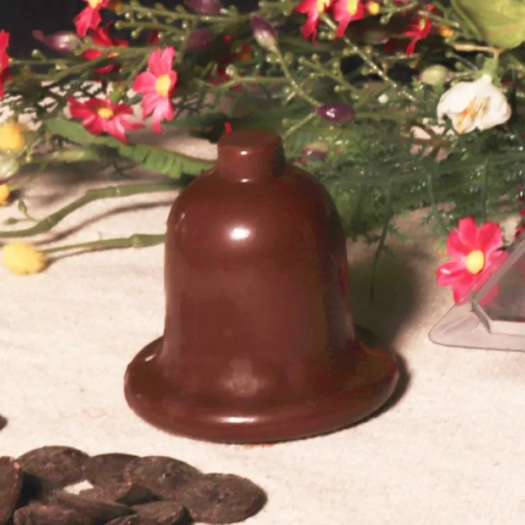 Moule chocolat en 3 parties Petites cloches-Cerf Dellier Clearance
