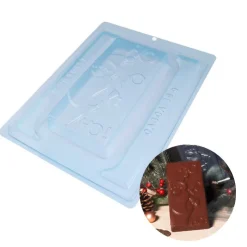 Moule chocolat en 3 parties Tablette père Noël Patisdécor-Cerf Dellier Sale