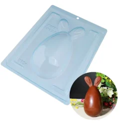 Moule chocolat en 3 parties Oeuf lapin-Cerf Dellier New