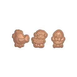 Moule chocolat formes de Pâques assorties-Cerf Dellier