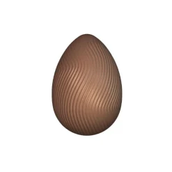 Moule chocolat oeuf strié 6,5 cm Patisdécor-Cerf Dellier Online
