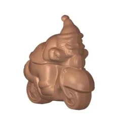 Moule chocolat Père Noel moto-Cerf Dellier Hot