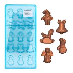 Moule chocolat sujets de Noël assortis-Cerf Dellier New
