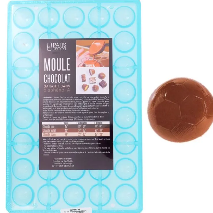 Moule mini-ballons de football-Cerf Dellier Clearance