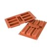 Moule silicone 7 bûchettes-Cerf Dellier Hot