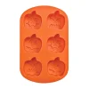 Moule silicone 6 citrouilles Halloween Wilton-Cerf Dellier Clearance
