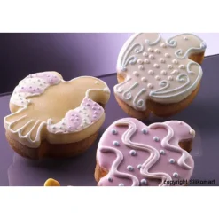 Moule silicone 6 colombes-Cerf Dellier