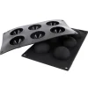 Moule silicone 6 demi-sphères Ø 6 cm-Cerf Dellier