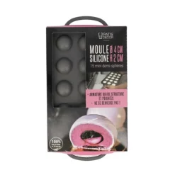 Moule silicone 15 demi-sphères Ø 4 cm-Cerf Dellier Best