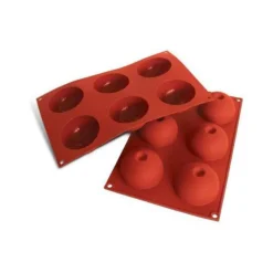Moule silicone 6 domes-Cerf Dellier Best