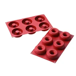 Moule silicone 6 donuts-Cerf Dellier Best