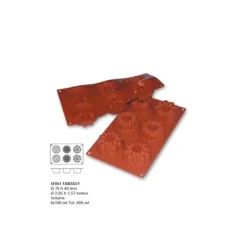 Moule silicone 6 empreintes fantaisie-Cerf Dellier Best