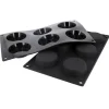 Moule silicone 6 flans 7 cm-Cerf Dellier Outlet