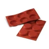Moule silicone 6 flans 8 cm-Cerf Dellier Online