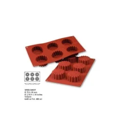Moule silicone 6 marguerites-Cerf Dellier New