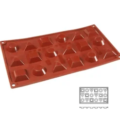 Moule silicone 18 mini formes assorties-Cerf Dellier Sale