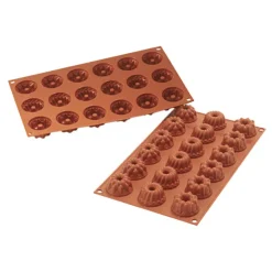 Moule silicone 18 mini kouglofs-Cerf Dellier