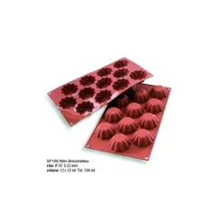 Moule silicone 12 mini-briochettes-Cerf Dellier Hot