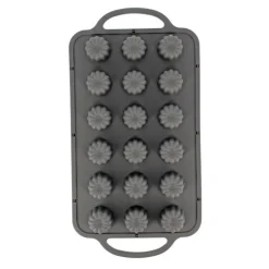 Moule Silicone 18 mini-cannelés 3,5 cm-Cerf Dellier Hot